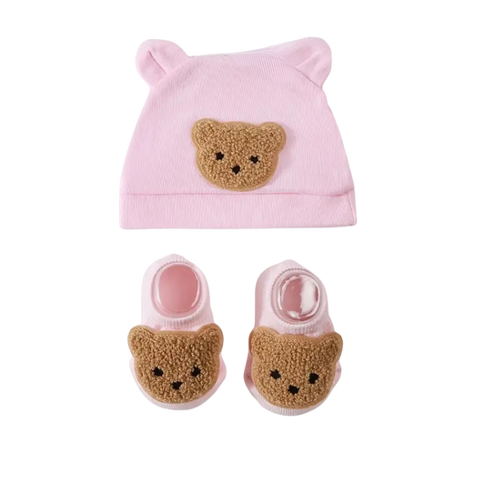 Baby muts en schoentjes set